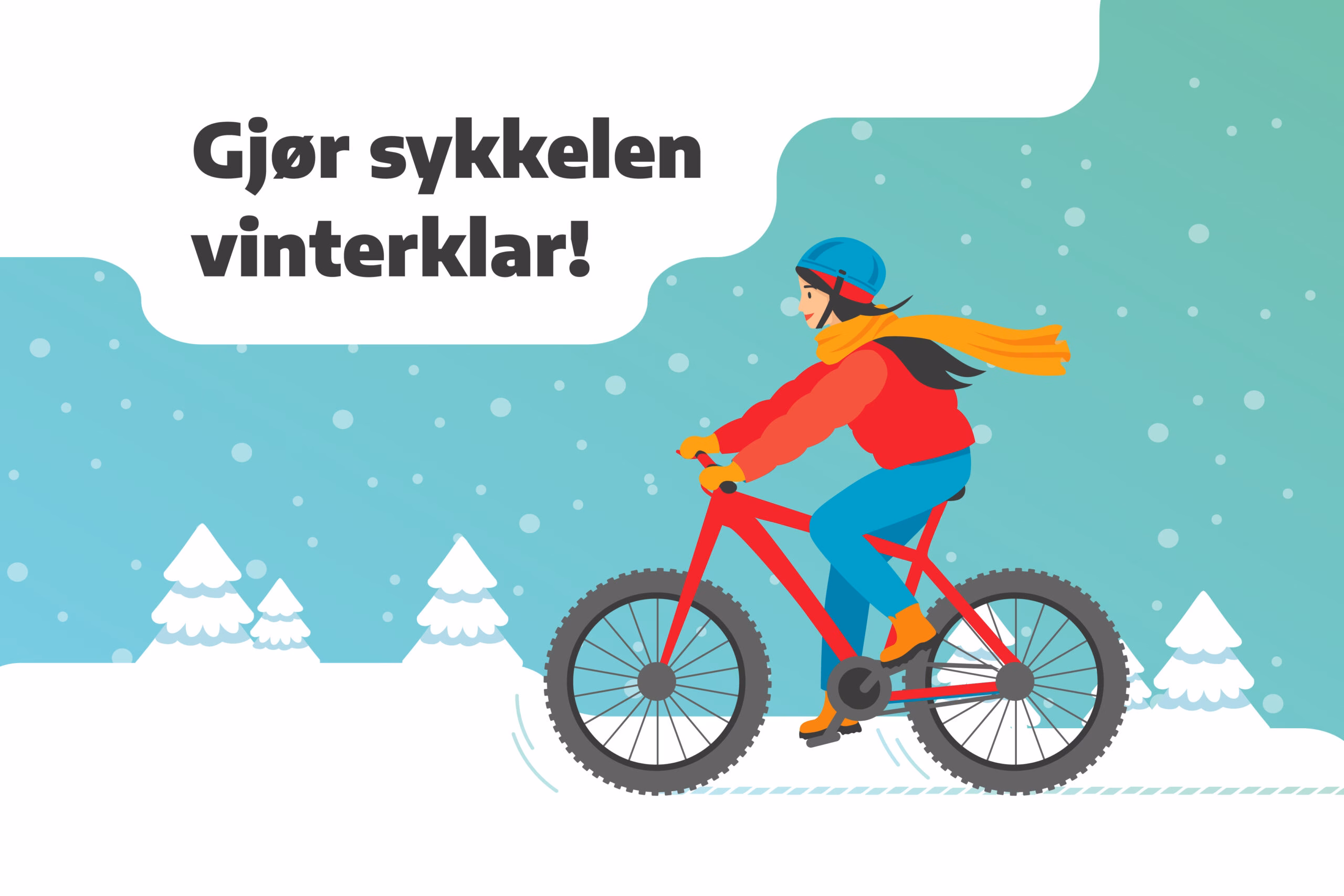 Gratis omlegging til piggdekk på sykkelen i hele november og desember