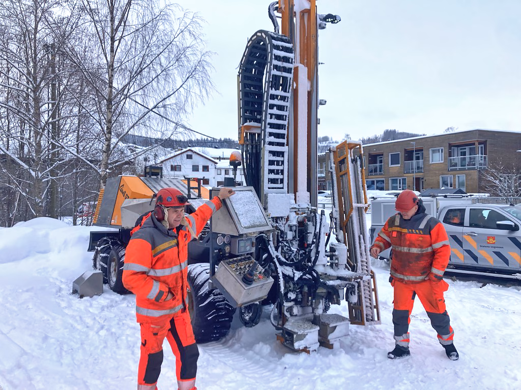 Grunnundersøkelser ved rv. 22 på Hafslund